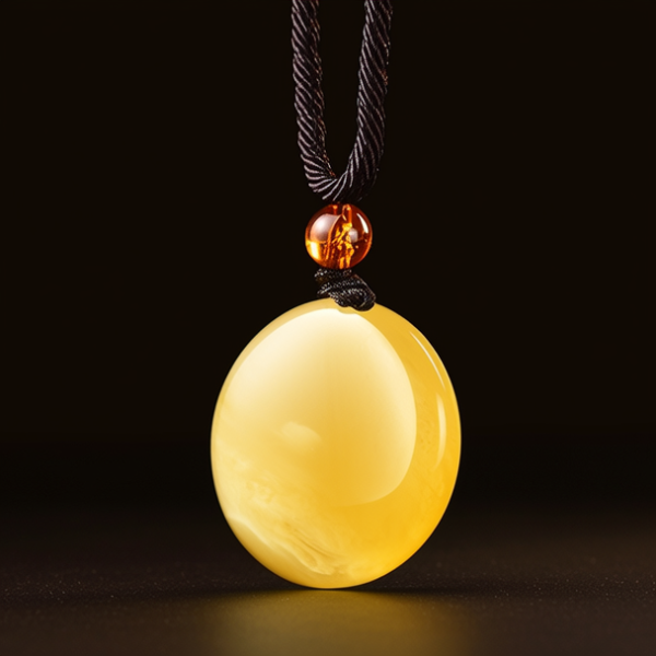 小黄金吊坠图片