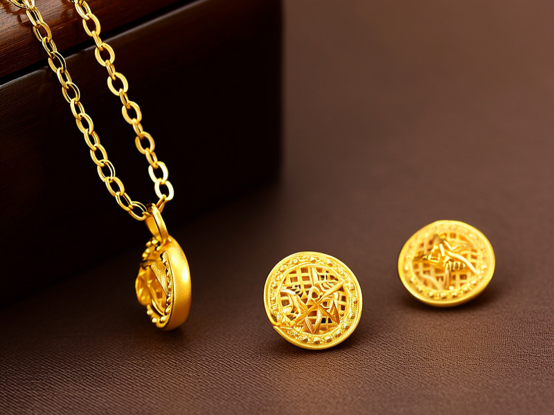 金项链扣子图片