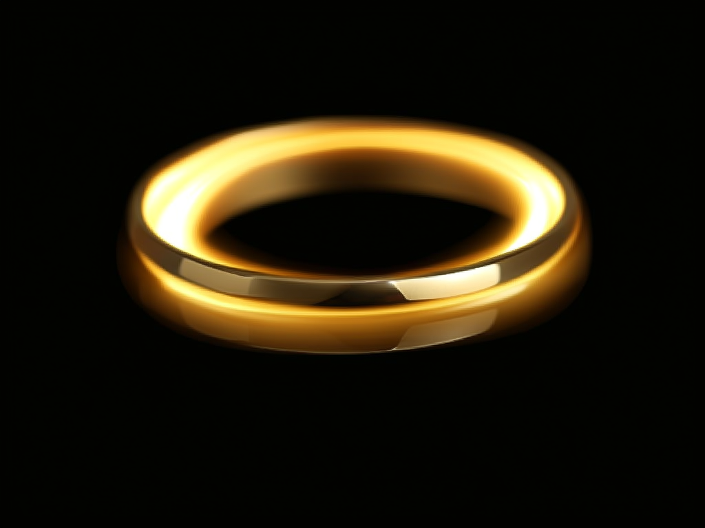 金戒指光圈图片