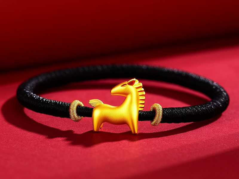 黄金马手链图片