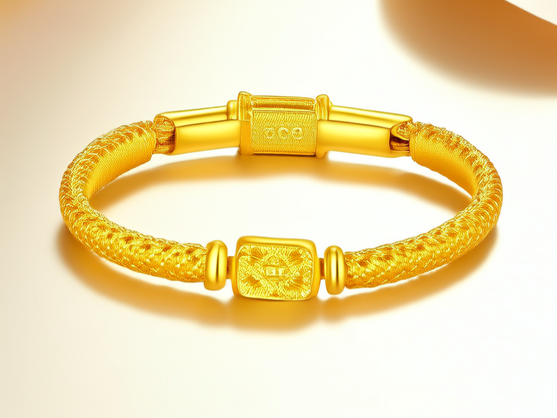 十克黄金手链图片