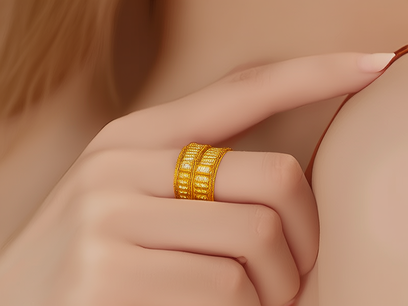 k金戒指图片女款