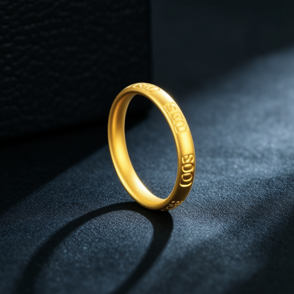 3克左右的黄金戒指图片 3克左右的黄金戒指图片